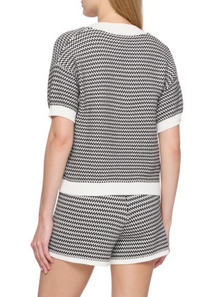 背面 - 点击放大 - VARLEY - Dora 2.0 V-Neck Cotton Knit Top