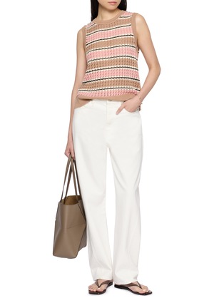模特儿示范图 - 点击放大 - VARLEY - Deeley Stripe Stitch Tank