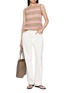 模特儿示范图 - 点击放大 - VARLEY - Deeley Stripe Stitch Tank
