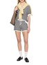 模特儿示范图 - 点击放大 - VARLEY - Villiers Cotton Knit Shorts