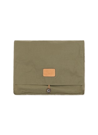 细节 –点击放大 - FRETTE - x Tara Bernerd Deco Square Cushion — Rust/Tan