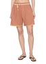 首图 - 点击放大 - YOUNG N SANG - Hand Beads Drawstring Cotton Running Shorts