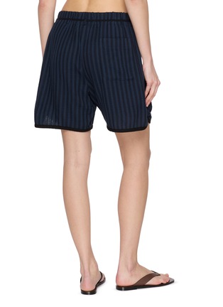 背面 - 点击放大 - YOUNG N SANG - Hand Beads Drawstring Cotton Running Shorts