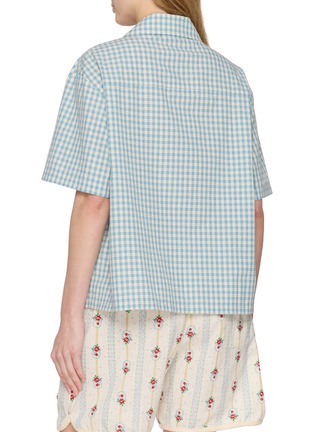 背面 - 点击放大 - YOUNG N SANG - Hand Beads Chequered Shirt