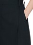  - BEAUTIFUL PEOPLE - Side Tuck Sheer Wide Leg Wool Pants