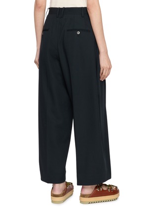 背面 - 点击放大 - BEAUTIFUL PEOPLE - Side Tuck Sheer Wide Leg Wool Pants