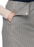  - BEAUTIFUL PEOPLE - Straight Suiting Wool Silk Skirt