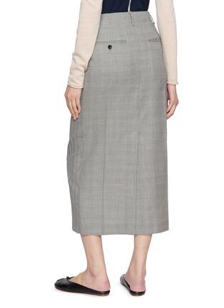 背面 - 点击放大 - BEAUTIFUL PEOPLE - Straight Suiting Wool Silk Skirt