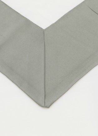 细节 –点击放大 - FRETTE - Bold King Size Duvet Cover Set — Green