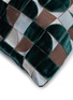 细节 –点击放大 - FRETTE - Luxury Avant Garde Cushion Cover — Green
