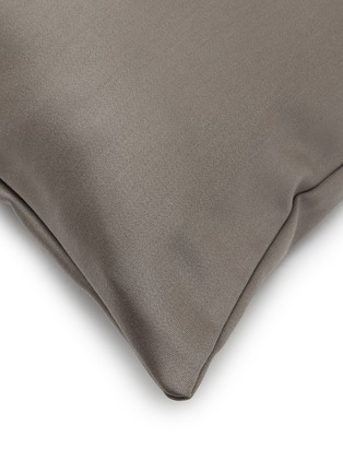 细节 –点击放大 - FRETTE - Woolen Sateen Decorative Cushion Cover — Beige