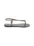 首图 - 点击放大 - NICOLAS LAINAS - Strass Strap Leather Thong Sandals