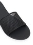 细节 - 点击放大 - NICOLAS LAINAS - Fishnet Leather Slides