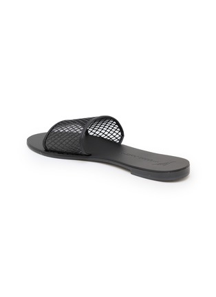 细节 - 点击放大 - NICOLAS LAINAS - Fishnet Leather Slides