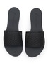 模特儿示范图 - 点击放大 - NICOLAS LAINAS - Fishnet Leather Slides