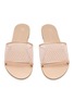 细节 - 点击放大 - NICOLAS LAINAS - Fishnet Leather Slides