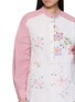  - RELAX RE-LUX - Bora Stripe Panel Floral Embroidered Shirt