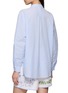 背面 - 点击放大 - RELAX RE-LUX - Bora Stripe Panel Floral Embroidered Shirt