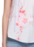  - RELAX RE-LUX - Limone Sleeveless Floral Embroidered Tie Strap Top