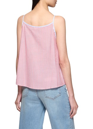 背面 - 点击放大 - RELAX RE-LUX - Limone Sleeveless Floral Embroidered Tie Strap Top