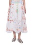 首图 - 点击放大 - RELAX RE-LUX - Embroidery Patchwork Motif Midi Skirt