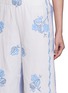  - RELAX RE-LUX - Etesia Chequered Panel Floral Embroidered Pants