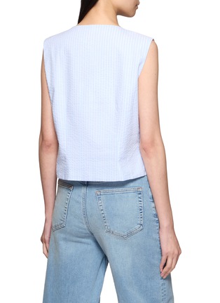 背面 - 点击放大 - RELAX RE-LUX - Gauro Embroidered V-Neck Waistcoat