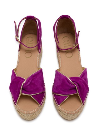 模特儿示范图 - 点击放大 - GAIMO - Torgos Suede Platformed Espadrille