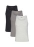 首图 - 点击放大 - SKIMS - Skims Cotton Ribbed Tank Top — Pack Of 3