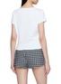 背面 - 点击放大 - POSSE - Scalloped Trim Cotton T-Shirt