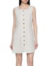 首图 - 点击放大 - POSSE - Button Front Linen Mini Dress