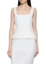 首图 - 点击放大 - POSSE - Sleeveless Embroidered Tulle Bodice Top