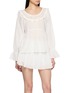 首图 - 点击放大 - POSSE - Danielle Lace Panelled Cotton Blouse