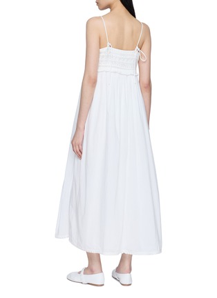背面 - 点击放大 - POSSE - Lace Trim Cotton Voile Midi Dress