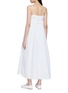 背面 - 点击放大 - POSSE - Lace Trim Cotton Voile Midi Dress