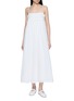 首图 - 点击放大 - POSSE - Lace Trim Cotton Voile Midi Dress