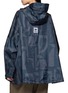 背面 - 点击放大 - RAINKISS - Back To Black Graphic Print Hooded Anorak Rain Jacket