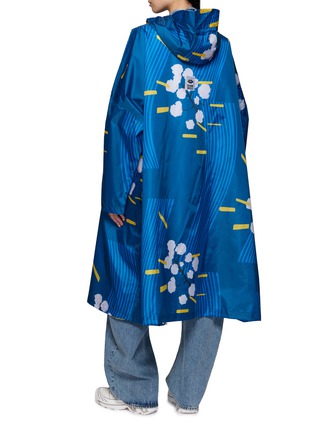 背面 - 点击放大 - RAINKISS - Japanese Blossom Graphic Print Hooded Rain Poncho