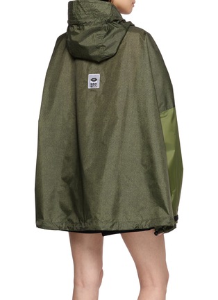背面 - 点击放大 - RAINKISS - Herringbone Print Anorak Rain Jacket