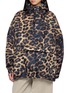 首图 - 点击放大 - RAINKISS - Dark Leopard Print Anorak Rain Jacket
