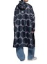 背面 - 点击放大 - RAINKISS - Polka Dot Graphic Print Hooded Rain Poncho