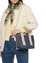 模特儿示范图 - 点击放大 - BARBOUR BAGS - Mini Mya Denim Tote Bag