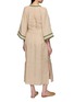 背面 - 点击放大 - BENARAS - Veronica Palm Embroidered Tie Neck Dress
