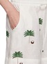  - BENARAS - Palm Embroidered Mini Shorts