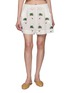 首图 - 点击放大 - BENARAS - Palm Embroidered Mini Shorts
