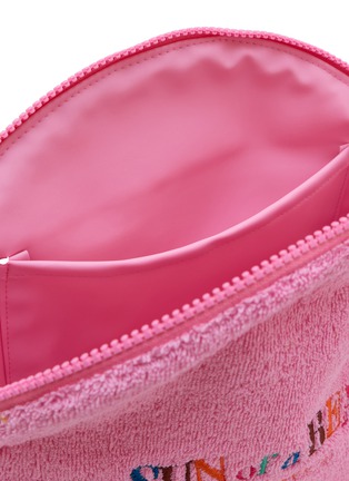细节 - 点击放大 - SUN OF A BEACH - Large Luna Waterproof Cotton Terry Pouch
