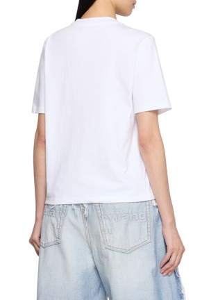 背面 - 点击放大 - BONBOM - Asymmetrical Wrap Twotone Panel T-Shirt