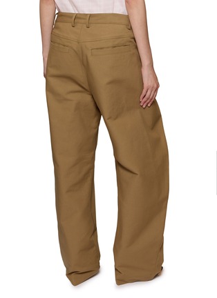 背面 - 点击放大 - BONBOM - Asymmetric Tuck Cotton Pants