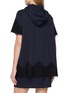 背面 - 点击放大 - BONBOM - Lace Trimmed Half Sleeve Hoodie