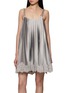 首图 - 点击放大 - BONBOM - Harness Strap Pleated Mini Dress